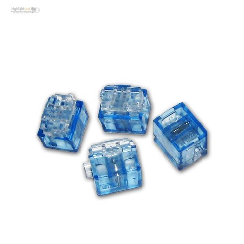 Mini abzweigverbinder blau - 4x,