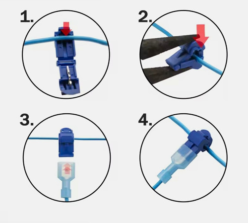 Tap kabel connector - t-tap,